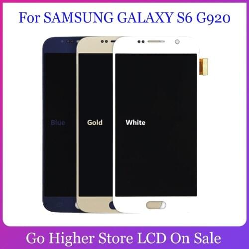 S6 LCD For SAMSUNG GALAXY S6 G920 LCD Display Touch Screen Digitizer Assembly For Samsung-S6 G920i G920P G920f G920V