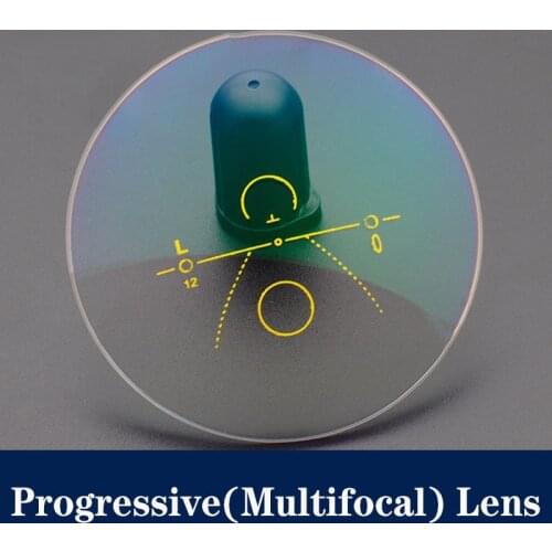 Zerosun Progressive Lens 1.56 1.61 1.67 1.74 Index Multifocal Lenses 2 Pcs Resin Aspherical Anti Blue Light Scratch Reflection