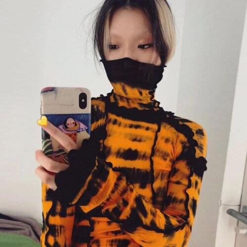 Women New Fashion Stretch Bottoming Shirt Ladies Sexy Nightclub O-Neck Long Sleeve Inside High Streetwear