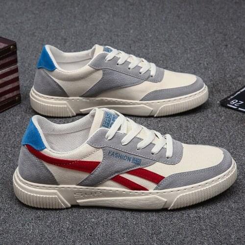 2021 Hot Sale Mens Cloth Shoes Korean Version Fashion Breathable Sports Casual Student Canvas Shoes Mens Shoes