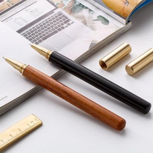 Copperwood Rosewood Signature Pen 10 Pcs Per Set Business Gift Pen Wood Signature Gift Pen Stationery Items Supplies