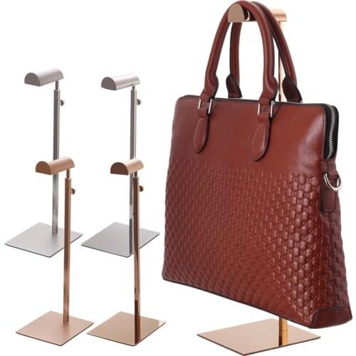Drawing treatment/Surface mirror surface Handbag holder Display Rack Women Bag hair hat holder rack hook Display showing Stand