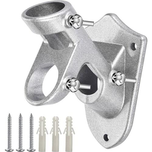 Flag Pole Holder Dual Position Flag Pole Mounting Bracket for House Steel Aluminum Flag Pole Mount Bracket