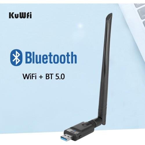Dual Band Wifi+Bluetooth5.0 Wireless Adapter 2.4G&5.8gG USB3.0 Wi-Fi Transmitter/Receiver 1300Mbps Network with External Antenna