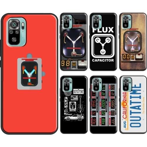 Back to the Future Flux Capacitor For Xiaomi Redmi Note 10 Pro 8T 9S Note 8 9 Pro Soft Case For Redmi 9 9C 9A 8A 9T Funda