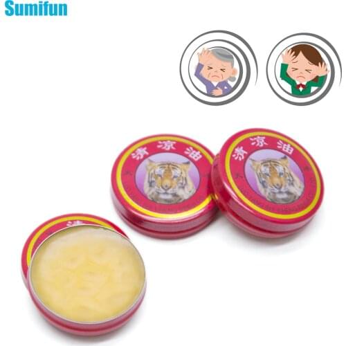 3/5/7/9 pcs Cool Cream Red Tiger Balm Pain Relief Ointment For Cold Headache Dizziness Muscle Rub Aches Oil Medical Plaster