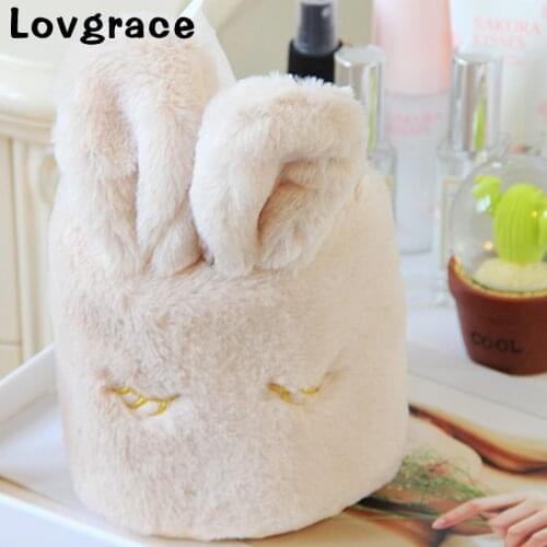 Cute Plush Toy Rabbit Style Tissue Box Kids Room Gift Napkin Holder Car Bedroom Dressers Night Stands Paper Container Gift