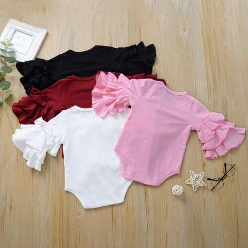 Боди с длинным рукавом для малышек Okpuzee China At AliExpress