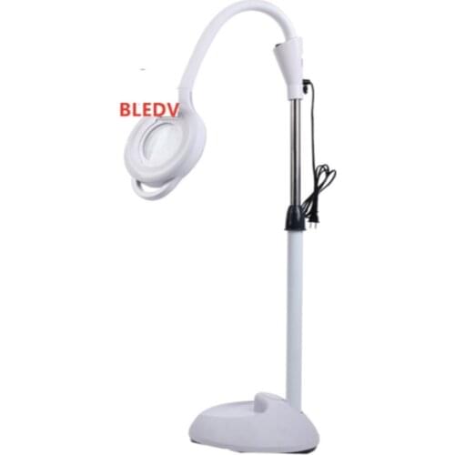 Professional LED Lamp Magnifying Glass Cold Ligth Operation Floor Shadowless Lamp Magnifier for Beauty Salon Nail Tattoo