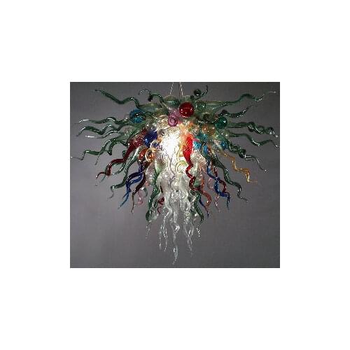 Luxurious Colorful Flower Chandelier Hand Blown Murano Glass for Restaurant