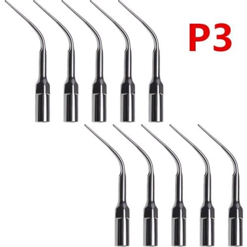 10 pcs Dental Perio Tip P3 For Ultrasonic Piezo Scaler EMS Woodpecker Handpiece