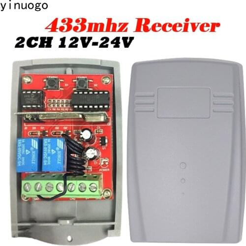 Universal 433mhz Garage Door Receiver Replacement DOORHAN ERREKA MOTORLINE AT-4 APRIMATIC PUJOL PTX-4 Remote Control Receiver