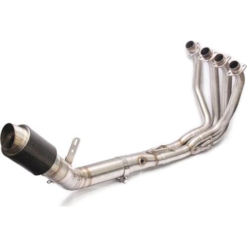 Full System Exhaust For Kawasaki Z900(Not Z900e z900 A2) 17-19 Motorcycle Modified Muffler Pipe Exhaust Front Header Pipe Tube