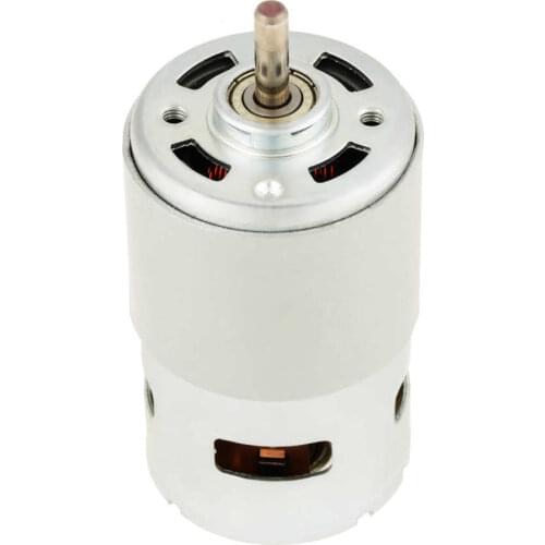 795/775 12V 12000RPM/7000/16000RPM High Speed Double Ball Bearing Miniature DC Motor Gear Bracket Large Torque Motor Brushless