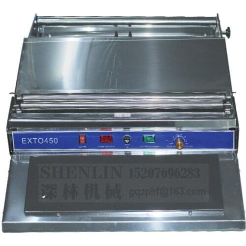 SHENLIN tray wrapping sealing shrinking machine freshness keeping saver wrapping sealer food packaging machine 110V 220V