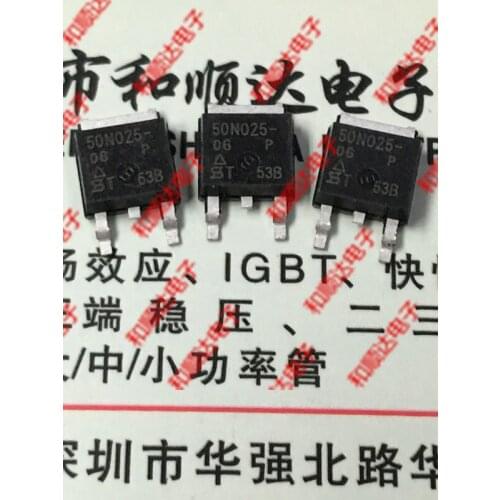 10pcs/lot 50N025-06 New stock TO-252 25V 50A