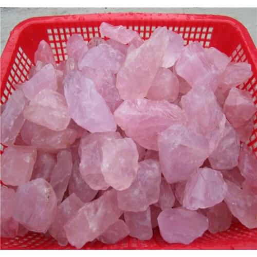 100G Natural Raw Pink Rose Quartz Crystal Stone Specimen Healing F165CL crystal love natural stones and minerals free shipping