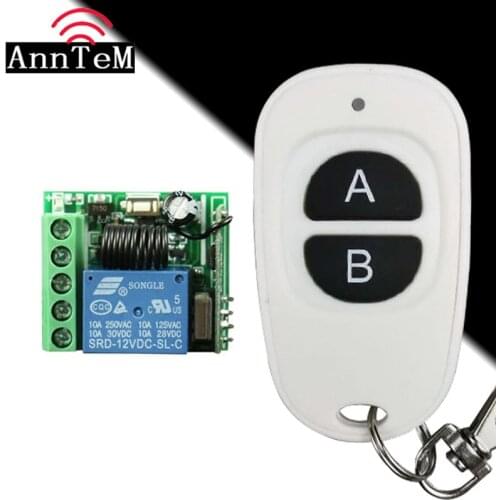 12 Volt Luggage Single Open + Metal Two Key 433MHZ Remote Control Switch Accessaries For Electronic Control Lock