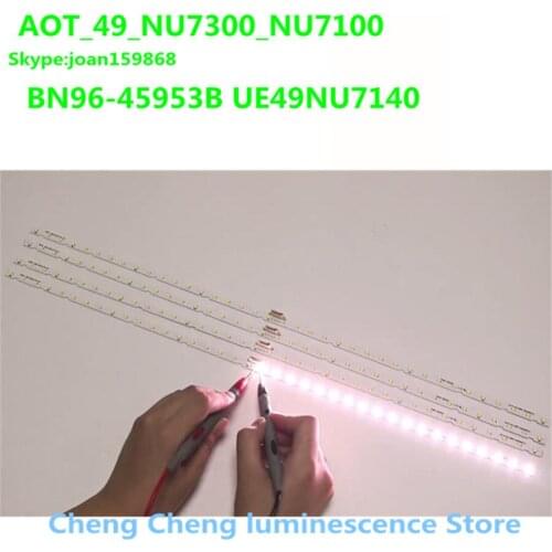 120 PCS/lot LED Backlight Strip for UN49NU7100 UE49NU7172 UE49NU7670 UE49NU7140 UE49NU7100 49NU7100 AOT_49_NU7300 BN96-45953B