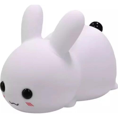 2021 Crazy Hot Silicone Intelligent Motion Sensor USB Rabbit Mood Light decoration led night light for baby kids night lamp