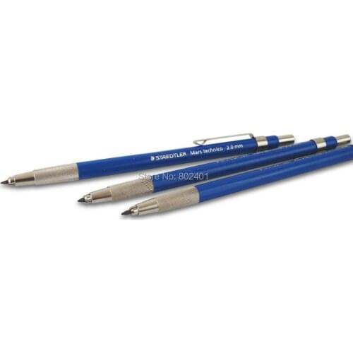 Free shipping 2.0mm mechanical pencil similar Staedtler penci German style blue pencil automatic pencil lead holder fast deliver