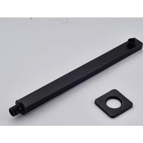 Shinesia Oil Rubbed Bronze Wall Mounted Brass Shower Arm Bathroom Accessory