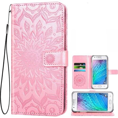 Phone Case for Samsung Galaxy J1 2016/Amp 2/Express 3/Luna Wallet Cases Flip Cover Card Holder Stand Glaxay Amp2 SM-J120A Women