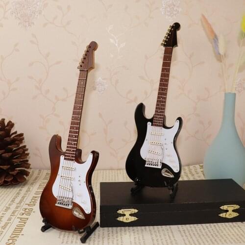 Ornamental Miniature Replica Guitars Mini Classical Guitar/Electric Guitar Model Holiday Ornament SAL99