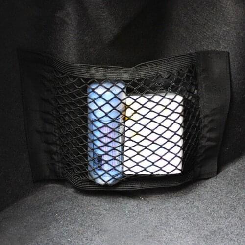 Car seat back storage elastic mesh bag for Citroen C-Quatre C-Triomphe Picasso C1 C2 C3 C4 C4L C5 Elysee/DS-series
