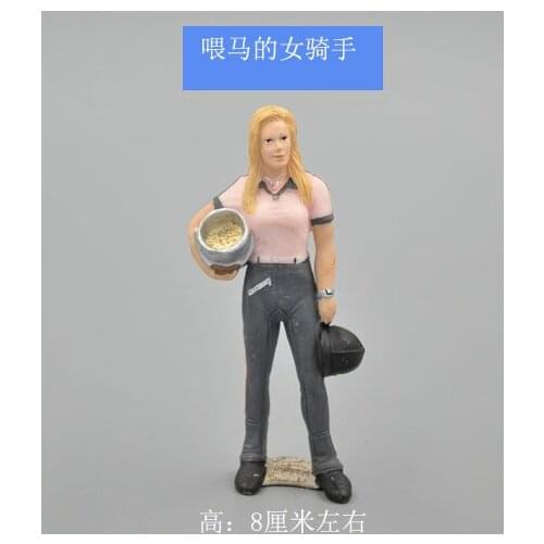 Pvc figure 8cm woman model toy
