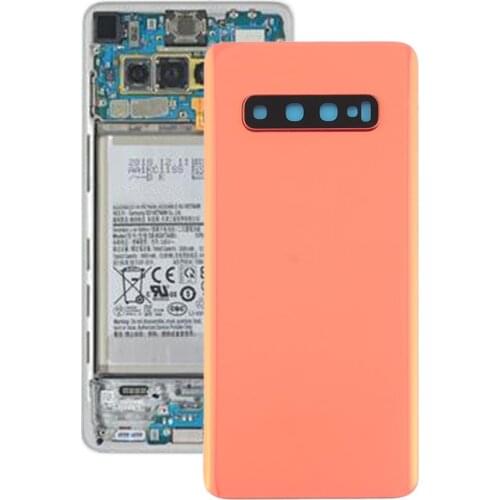 IPartsBuy Battery Back Cover with Camera Lens for Galaxy S10