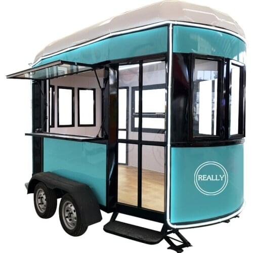 Commercial Electric Food Truck Mobile Kitchen With Catering Equipment Snack Kiosk Coffee Ice Cream Hot Dog Food Cart for Sale