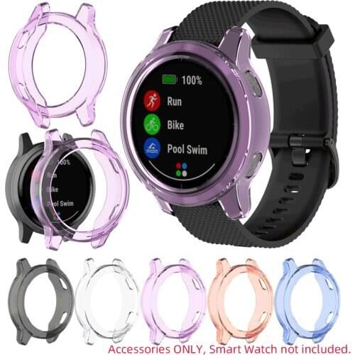 TPU Soft Glass Screen Protector Case Shell Frame For Garmin Vivoactive 4/4S Venu 2/2S 40mm 45mm Bumper Vivoactive4 Venu2 Cover