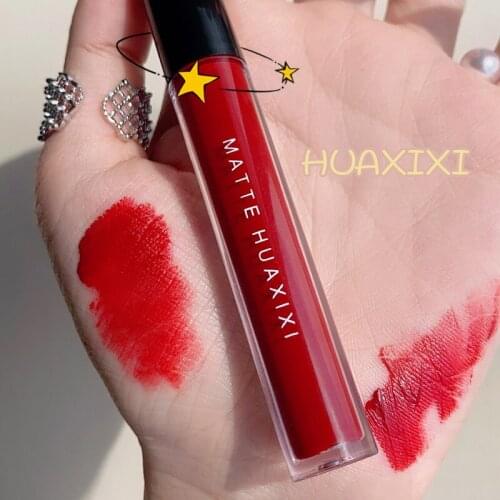 Huaxixi Lip Glaze Set Contains 4 Lip Glazes And 1 Lip Oil Matte Velvet Lipstick Long-lasting Waterproof Lip Gloss Makeup TSLM2