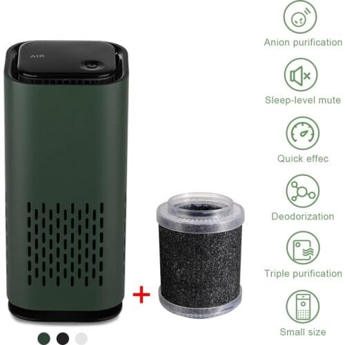 New Develop Car Air Purifier Cleaner Negative Ion USB Mini Home Vehicle Air Cleaner Remove Formaldehyde Air Purifier Wholesale