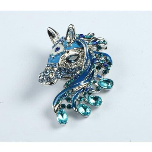 Jaymaxi Horse Pendant for Necklace Rhinestones Horse Necklace Pendant Animal Jewelry