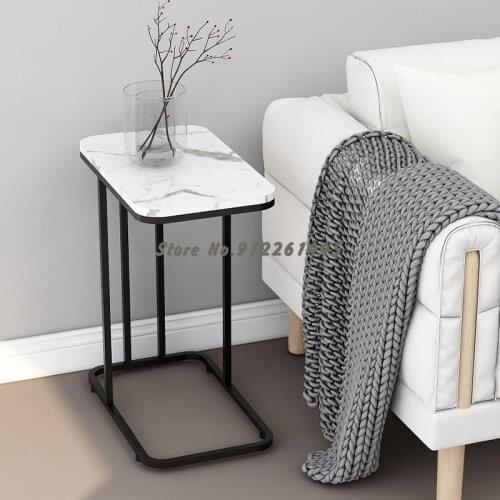 Movable Marble Sofa Side Corner Modern Simple Light Luxury Living Room Small Table Mini Coffee Table