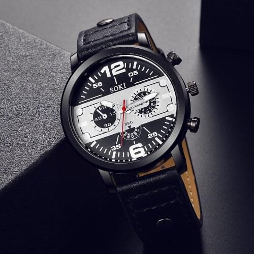 UTHAI BK81 Casual Mens Watch Business Quartz Watch Simple Student Sports Watch