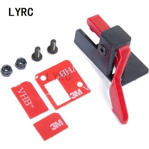 RC TRX4 Easy Start Trigger ESC Power Switch Bracket Power Transfer For Traxxas TRX4 ESC Easy Start Trigger DIY 1/10 RC Crawler