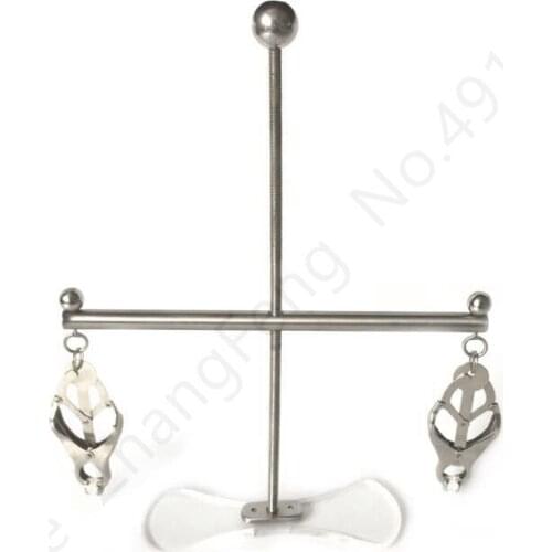 Stainless Steel Adjustable Nipple Clamps Clips Flirting Sex Flirt Bondage Sex Shop Slave BDSM Adult Games Sex Toys For Woman 18