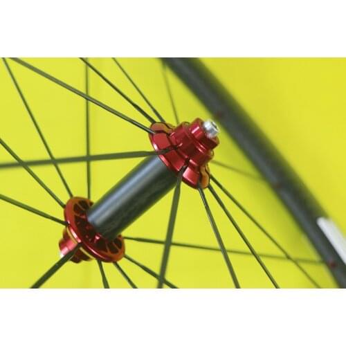 700C Road Bicycle Carbon Front Wheel 50mm Clincher 25mm Width R51 front Hub 20H 1432 Spoke Basalt Braking Track External Nipples