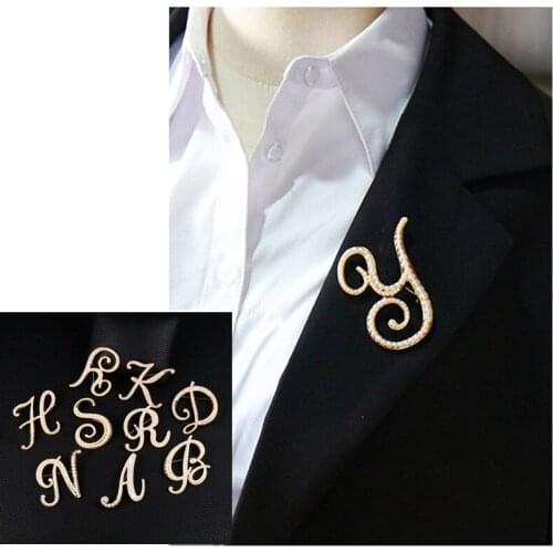XUYE Brooches Letter On Clothes