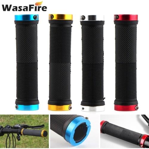 1 Pair Road Mountain Bike Handlebar Cover Grips Soft Anti-Skid Rubber Bicycle Handle Grip MTB Lock Bar Cover Cycling Accessories
