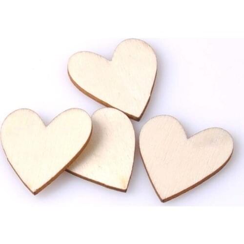 100pcs 28x25mm Natural wooden Heart Scrapbooking Carft Charms for decoration MT0468