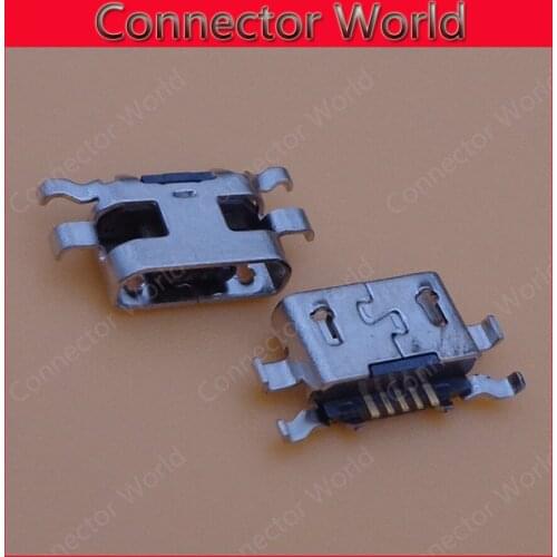 100pcs/lot Micro mini USB Dc jack socket Connector charger Charging Port 5 pin dock plug replacement repair For moto c plus