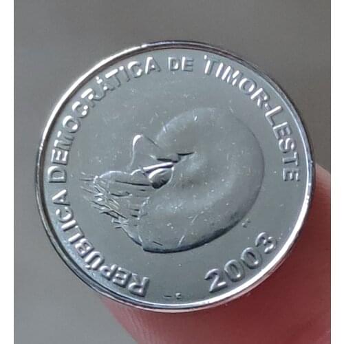 17mm East Timor ,100% Real Genuine Comemorative Coin,Original Collection