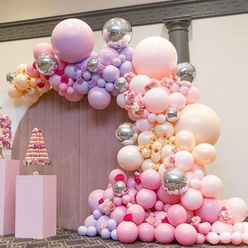 5/12/18/24/36 inch Macaron Candy Pastel Sweet Colorful Balloons Latex Helium Arch Kit Garland Festival Wedding Birthday Decor