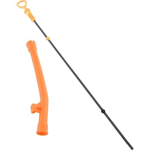 Car 06A115611B 06A103663B Oil Level Dipstick & Tube Sleeve Fit For VW Beetle Golf Jetta Audi TT Quattro 1.8 L4