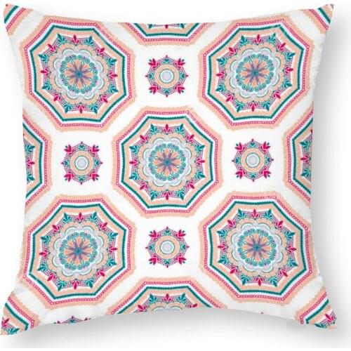 Free shipping Home Decorative Pillow Case Chic Indian Mandala Pattern Pillowcase Bohemian Cushions Magical Style Pillow Cover