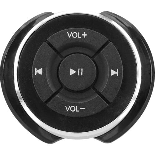 Motorcycle Bike Bluetooth Media Volume Button Car Steering Wheel Wireless Remote Controls For IOS Android Phone Tablet